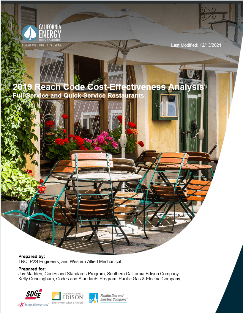 Cover of Restaurant Cost-Effectiveness Study